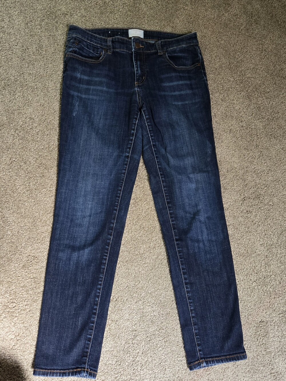 Caslon Dark Blue Boyfriend Jeans 27